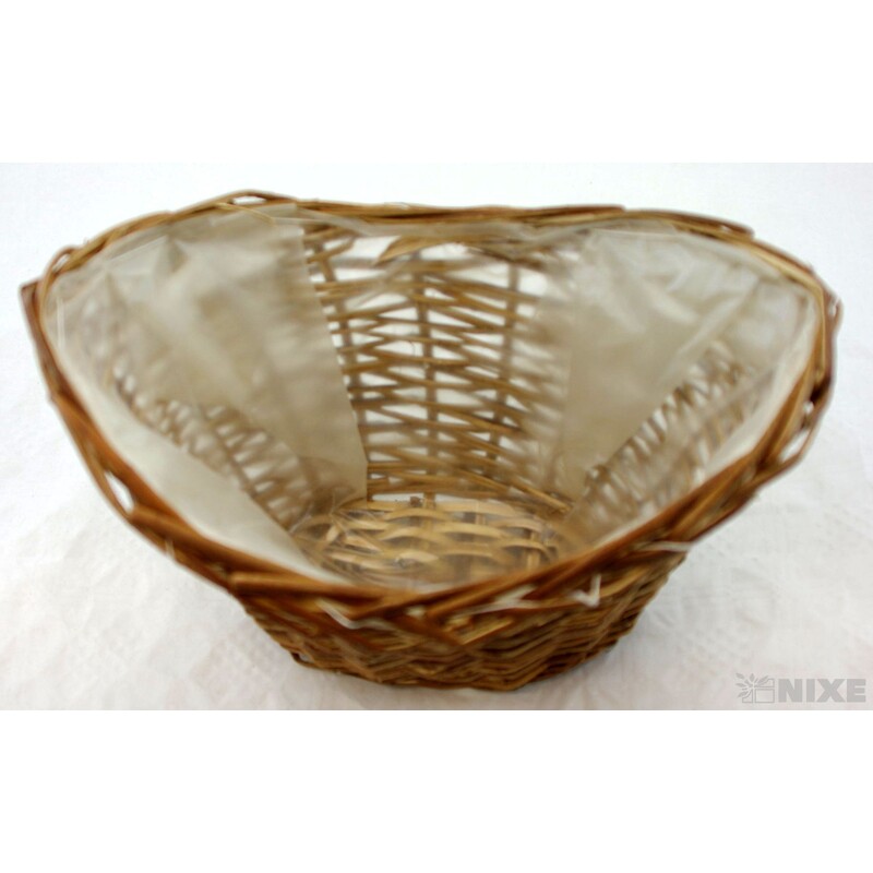 OBAL RATTAN 14x26cm*HNĚDÁ