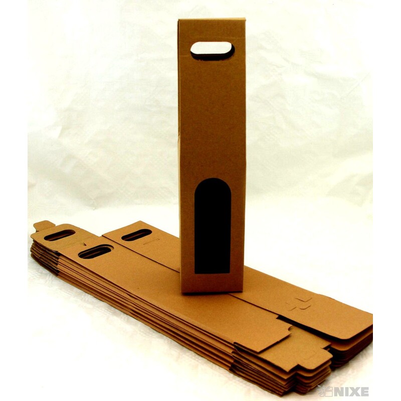 KRABICE NA VÍNO 9x39x8cm*PŘÍRODNÍ