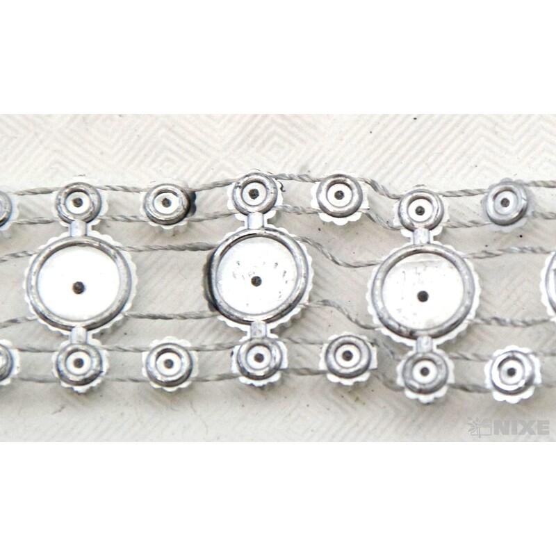 PÁSEK METAL DEKOR 20mmx9m*STŘÍBRNÁ