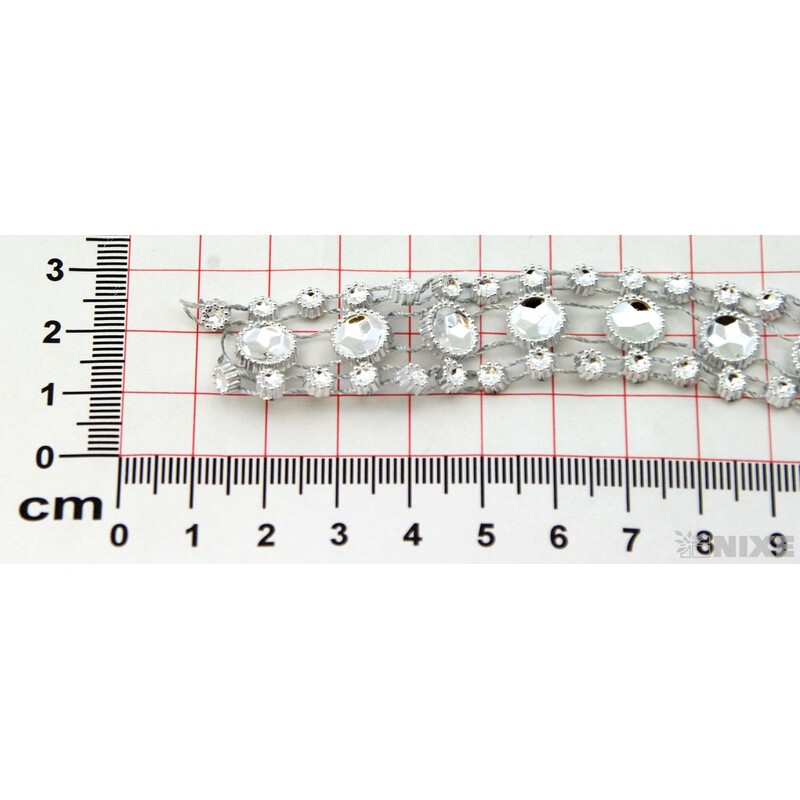 PÁSEK METAL DEKOR 20mmx9m*STŘÍBRNÁ