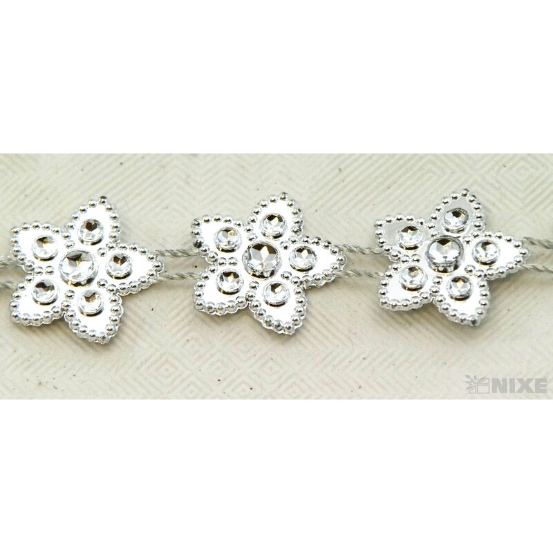 PÁSEK METAL DEKOR 15mmx9m*STŘÍBRNÁ