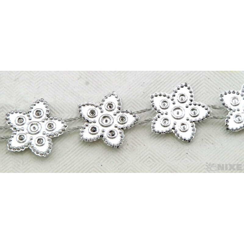 PÁSEK METAL DEKOR 15mmx9m*STŘÍBRNÁ