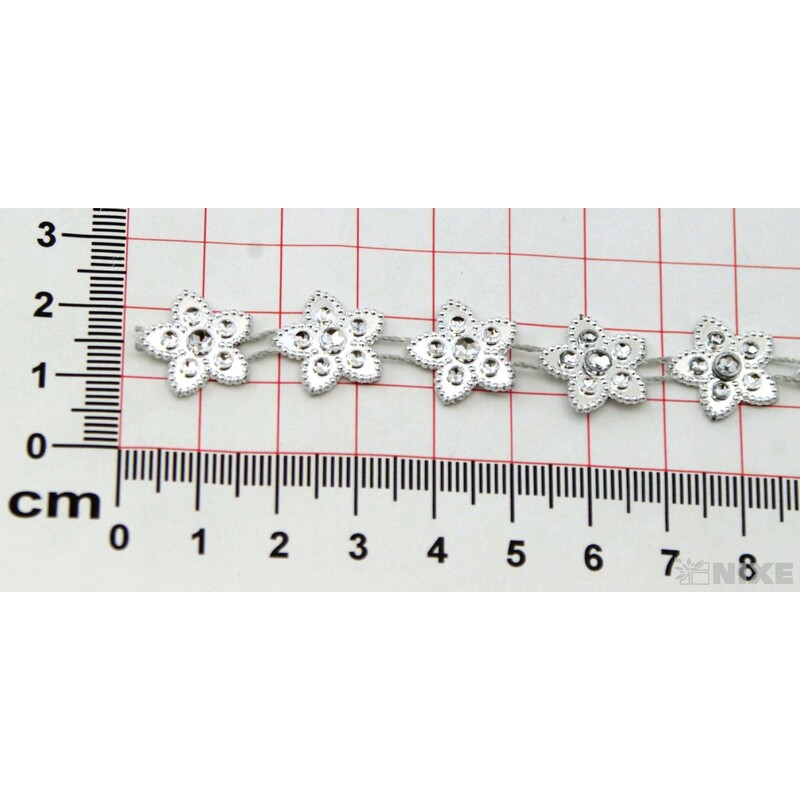 PÁSEK METAL DEKOR 15mmx9m*STŘÍBRNÁ