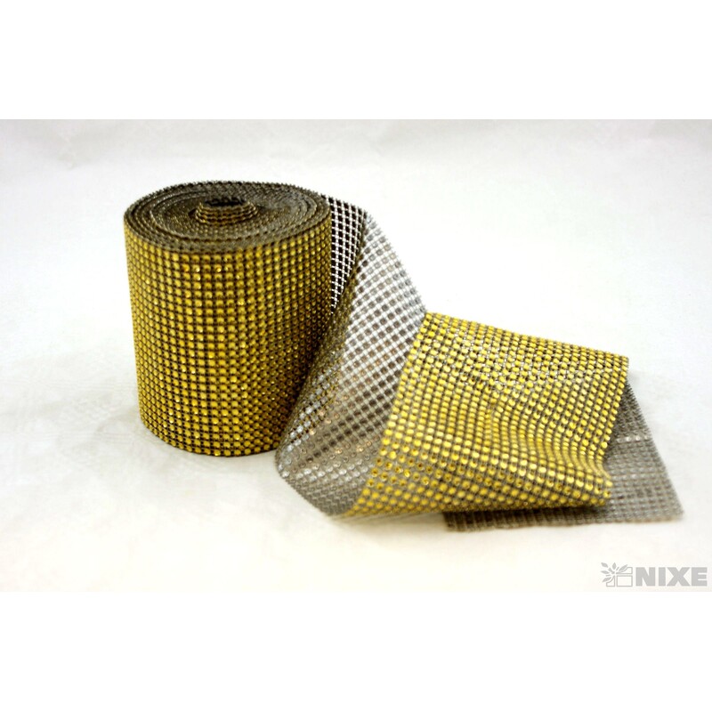 PÁSEK METAL 120mmx10yd*ZLATÁ