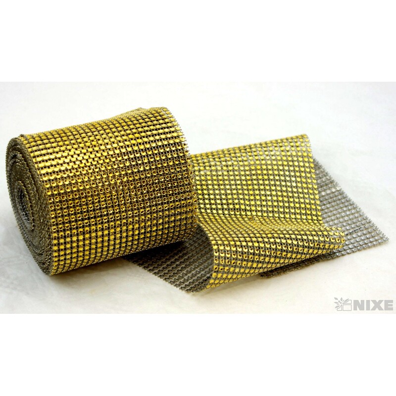 PÁSEK METAL 120mmx10yd*ZLATÁ