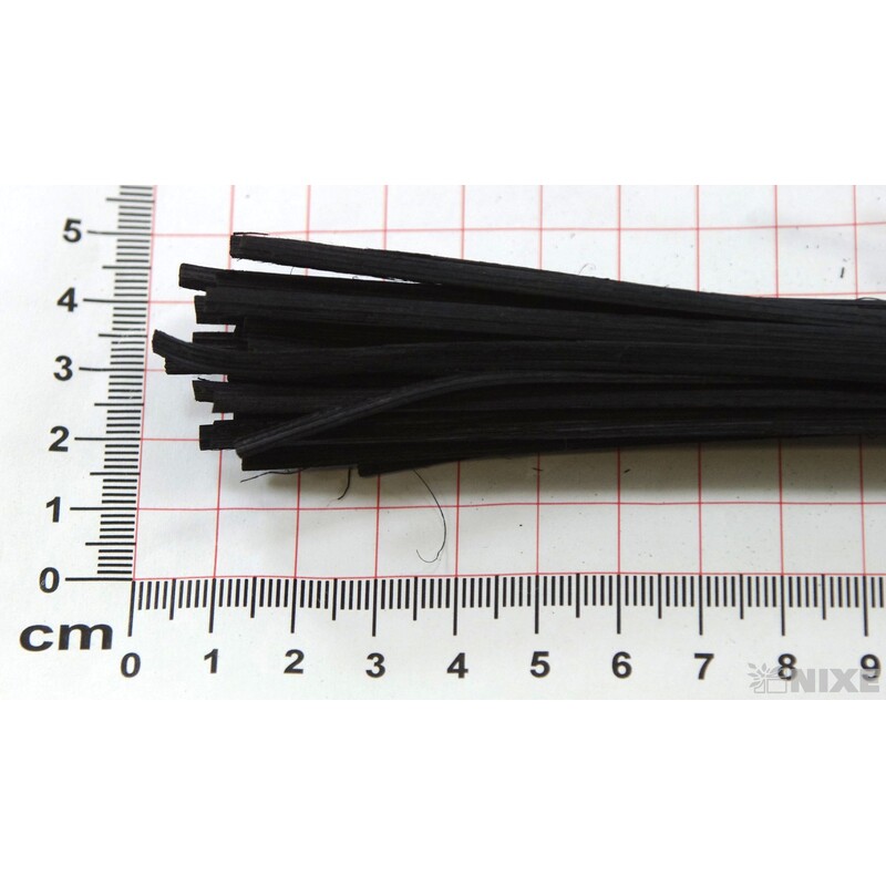 RATTAN ROVNÝ 3mmx1m*ČERNÁ