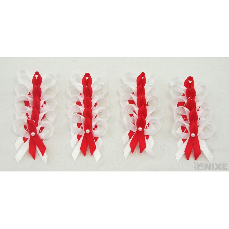 MAŠLIČKA 5cm 100ks*BÍLÁ+ČERVENÁ