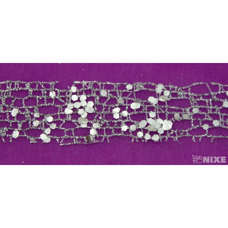 SAGI 20mmx10yd*STŘÍBRNÁ C002