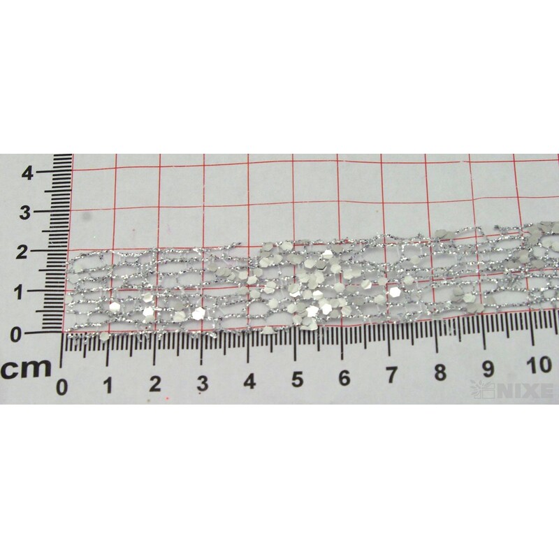 SAGI 20mmx10yd*STŘÍBRNÁ C002