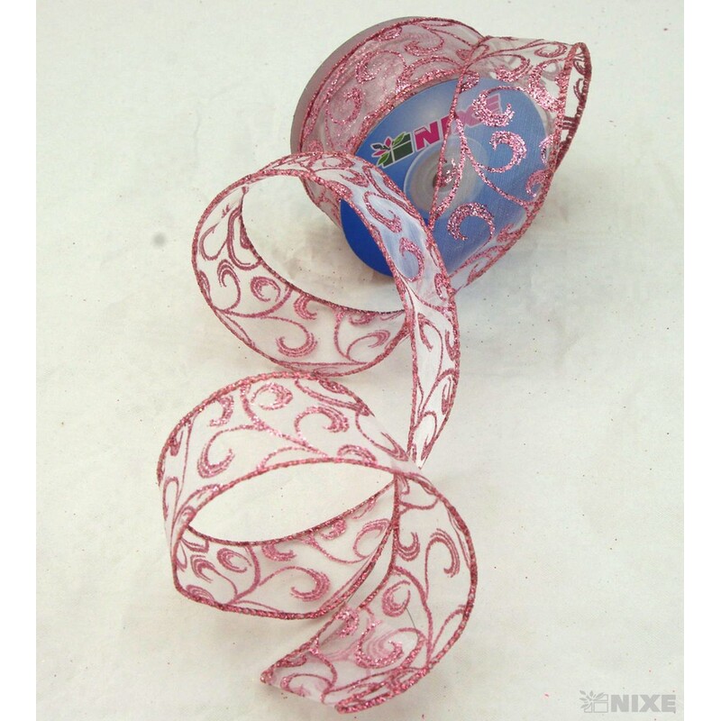 ROMERO 40mmx10yd*RŮŽOVÁ M006