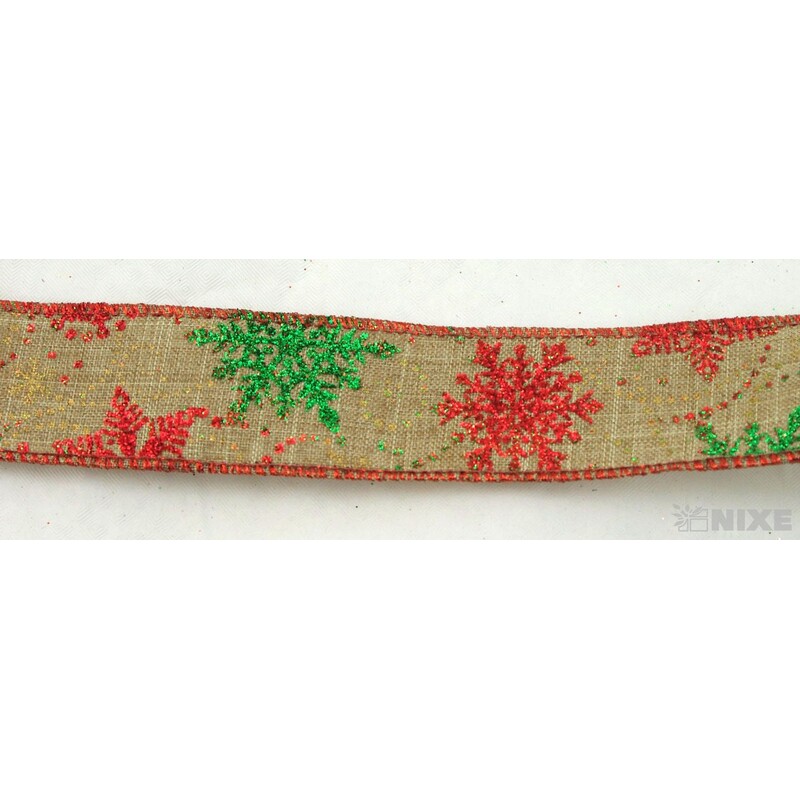 TALAHI 40mmx10yd*PŘÍRODNÍ+ZELENÁ R001