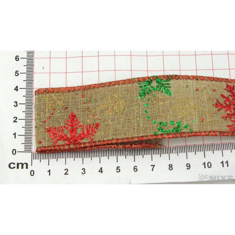 TALAHI 40mmx10yd*PŘÍRODNÍ+ZELENÁ R001