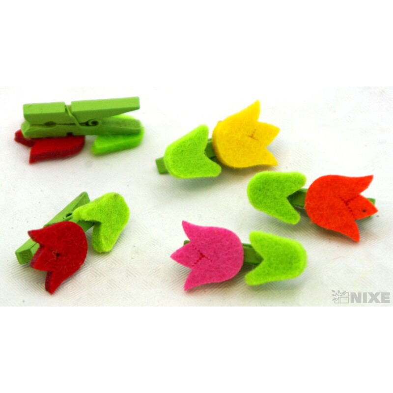 KYTIČKA NA KOLÍČKU 3cm 24ks*MIX BAREV