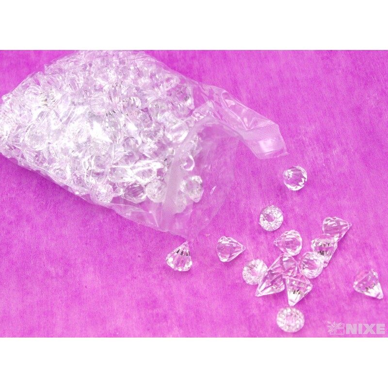 DIAMANTY 25mm cca 500g*PRŮHLEDNÁ