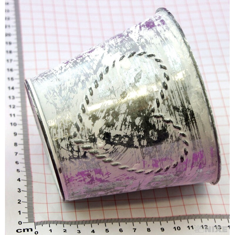 PLECHOVÝ OBAL 12,5x10cm*BÍLÁ