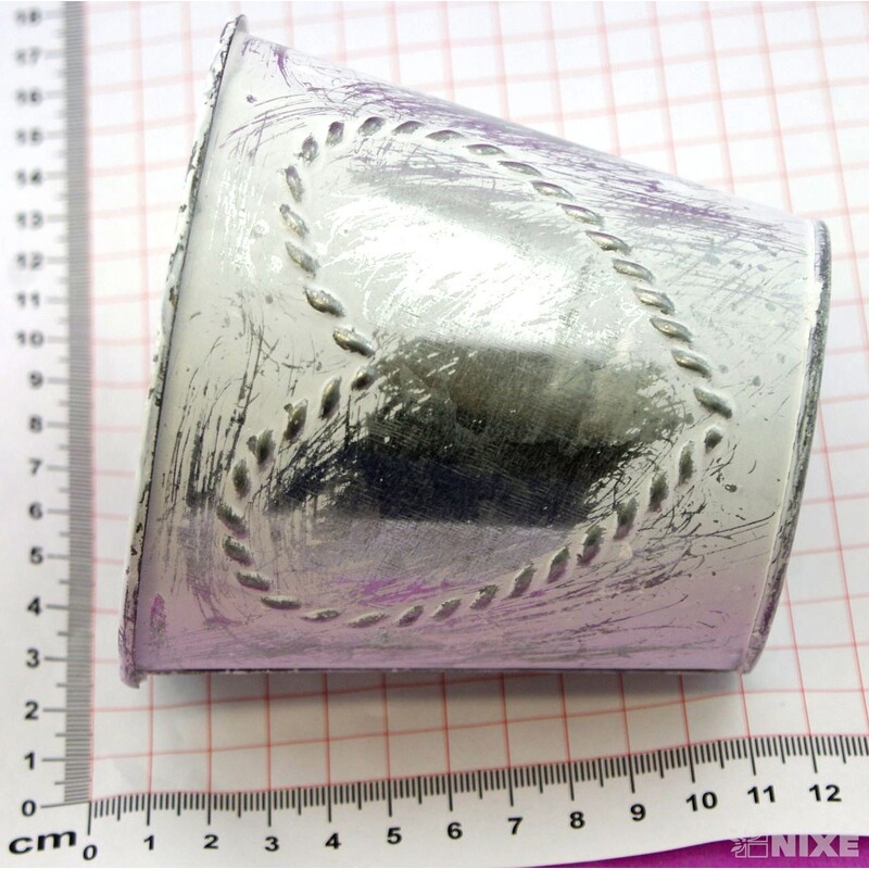 PLECHOVÝ OBAL 10x10cm*BÍLÁ