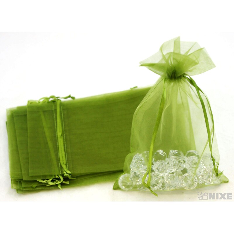 SÁČEK ORGANZA 14x22cm*ZELENÁ