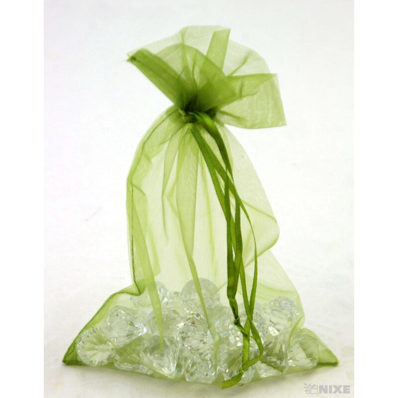 SÁČEK ORGANZA 14x22cm*ZELENÁ