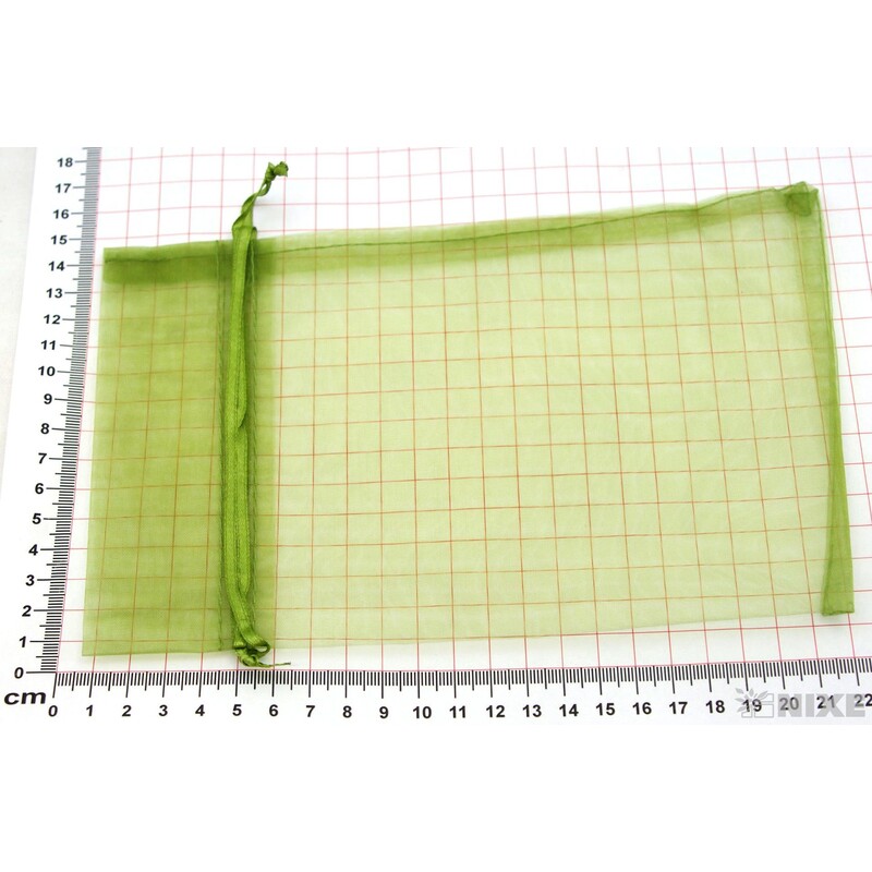 SÁČEK ORGANZA 14x22cm*ZELENÁ