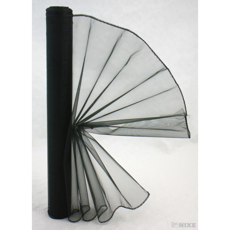 ORGANZA 36cmx10yd*ČERNÁ