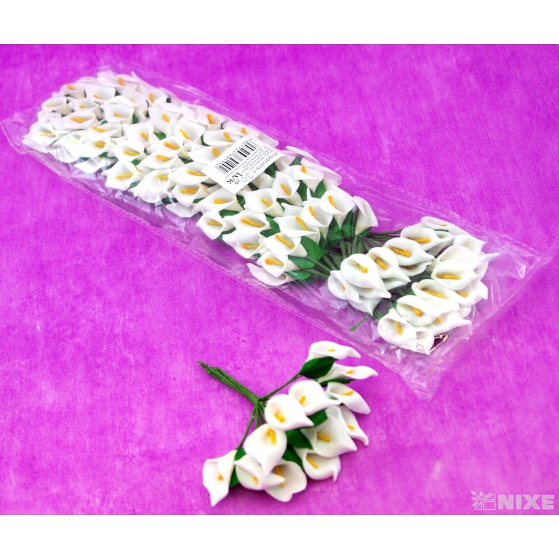 KYTIČKA SVAZEK 2x10cm 12ks 12sv*BÍLÁ