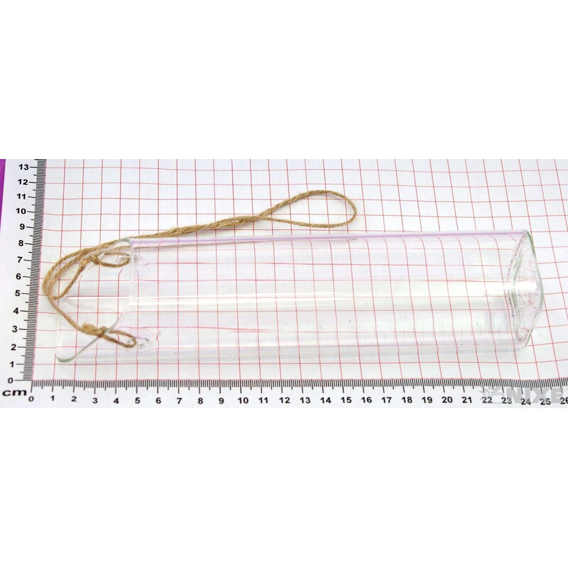 ZÁVĚS SKLO VÁZA 19cm* 