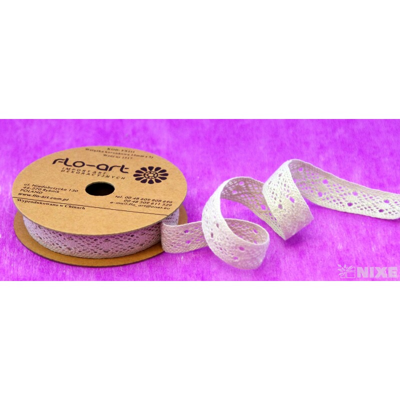 STUHA KRAJKA 15mmx5yd*PŘÍRODNÍ TM.