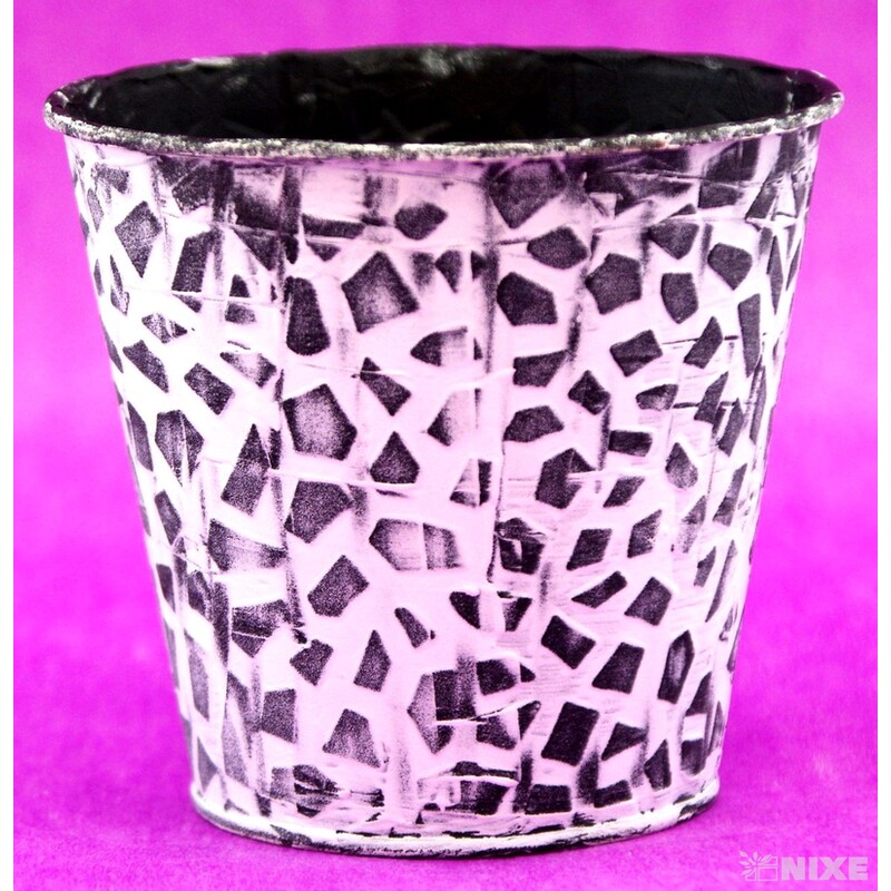 PLECHOVÝ OBAL 10x10cm*BÍLÁ