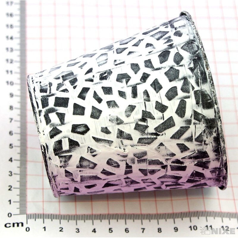 PLECHOVÝ OBAL 10x10cm*BÍLÁ