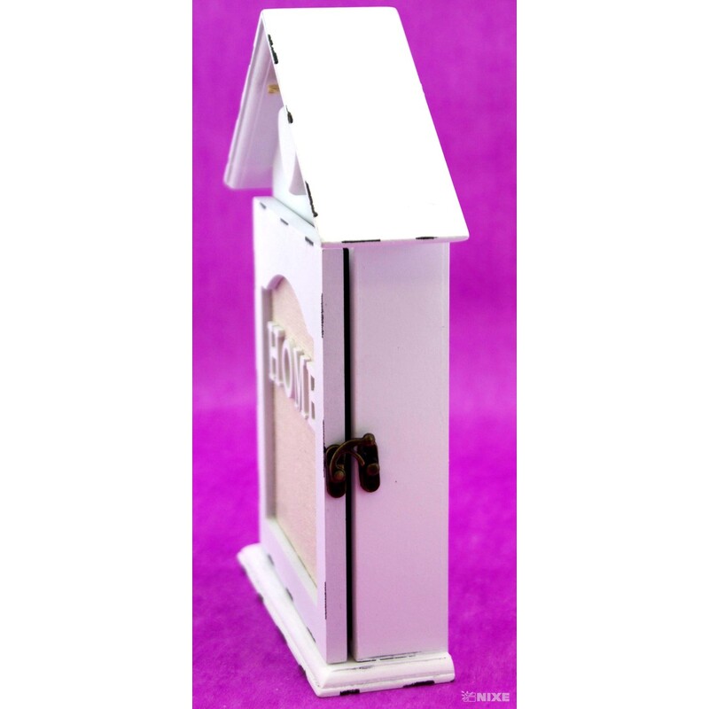 SKŘÍŇKA NA KLÍČE 28x16x3cm*BÍLÁ