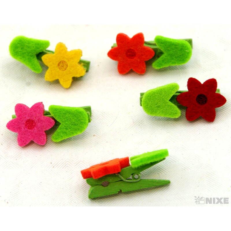 KYTIČKA NA KOLÍČKU 3cm 24ks*MIX BAREV