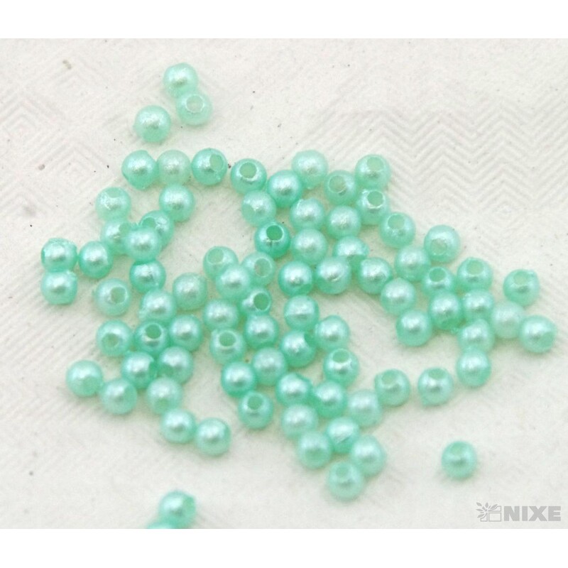 KORÁLKY 3mm 50g*TYRKYSOVÁ