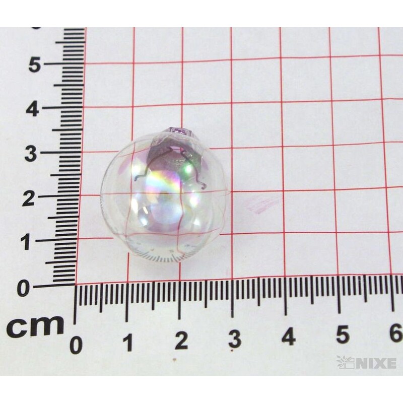 KOULE ZÁVĚS 2,5cm 24ks*PRŮHLEDNÁ