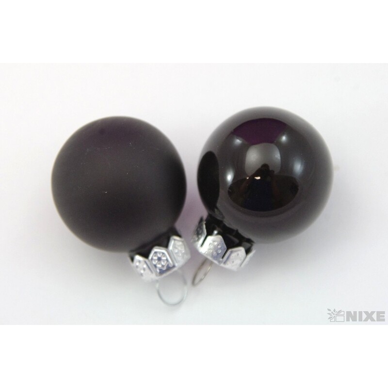 KOULE ZÁVĚS 2,5cm 24ks*ČERNÁ