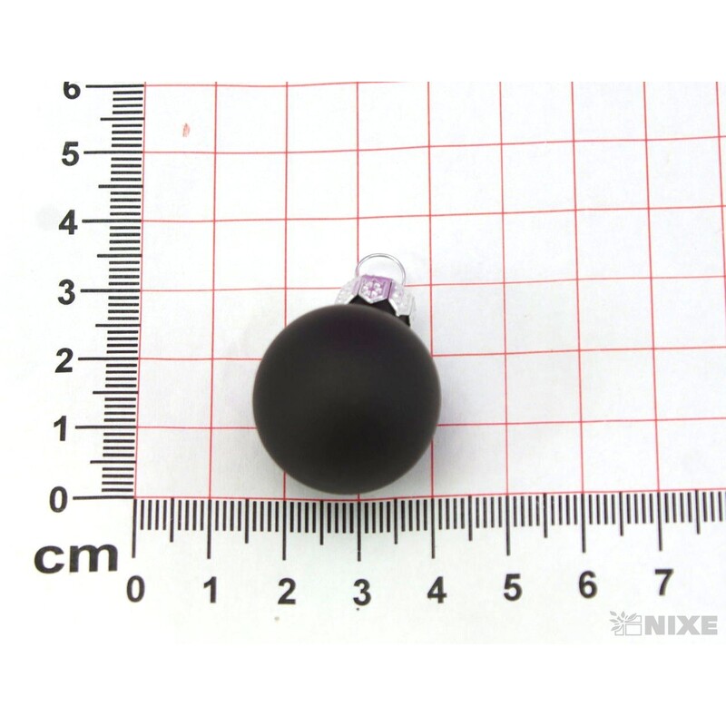 KOULE ZÁVĚS 2,5cm 24ks*ČERNÁ