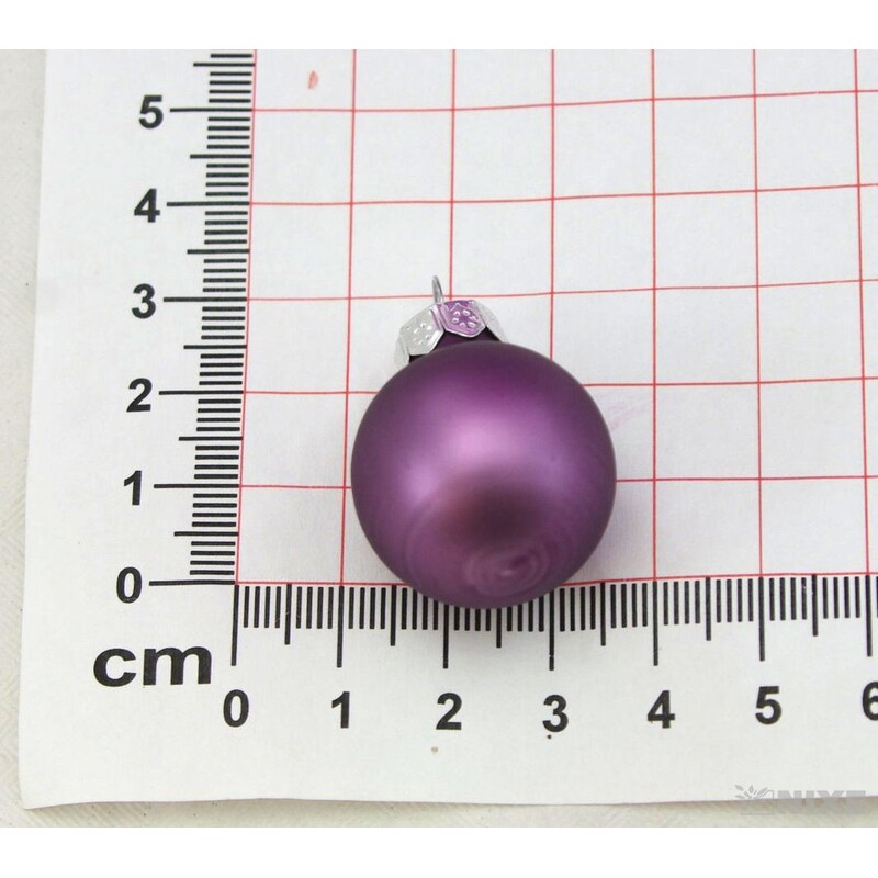 KOULE ZÁVĚS 2,5cm 24ks MIX*FIALOVÁ