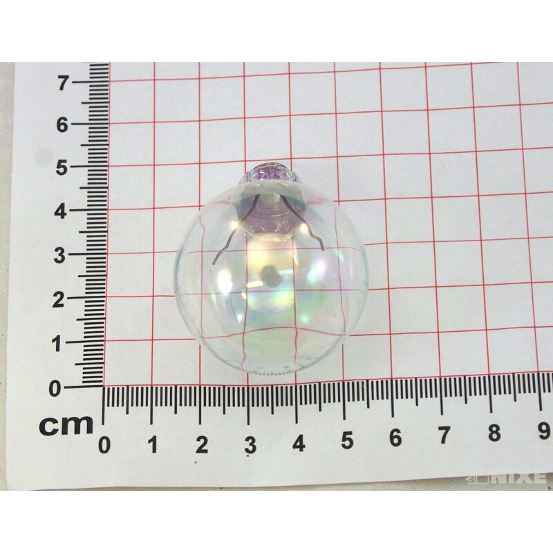 KOULE ZÁVĚS 4cm 36ks*PRŮHLEDNÁ