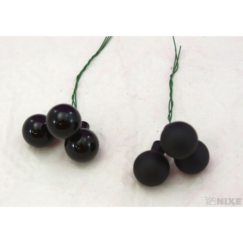 KOULE NA DR. 2x10,5cm 144ks MIX*ČERNÁ