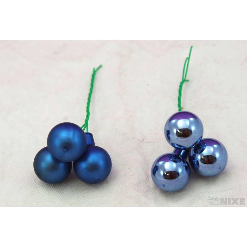 KOULE NA DR. 2x10,5cm 144ks MIX*MODRÁ