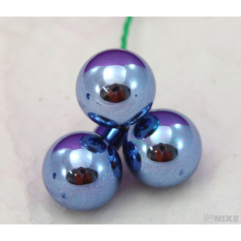 KOULE NA DR. 2x10,5cm 144ks MIX*MODRÁ