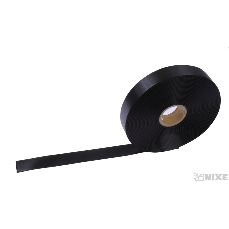 SATÉNOVÁ STUHA TTR JS 25mmx100m*ČERNÁ BLACK