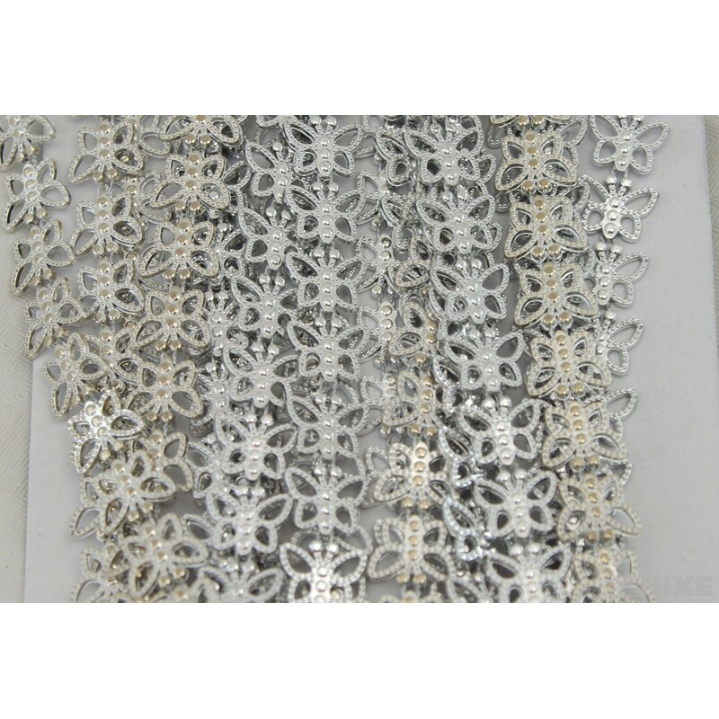 PÁSEK METAL MOTÝL 10mmx9m*STŘÍBRNÁ