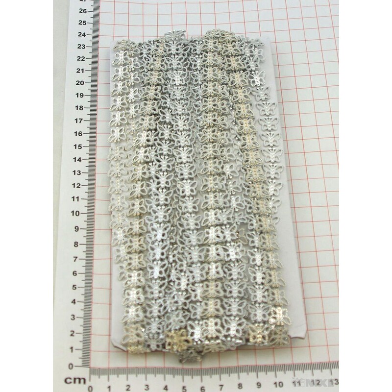 PÁSEK METAL MOTÝL 10mmx9m*STŘÍBRNÁ