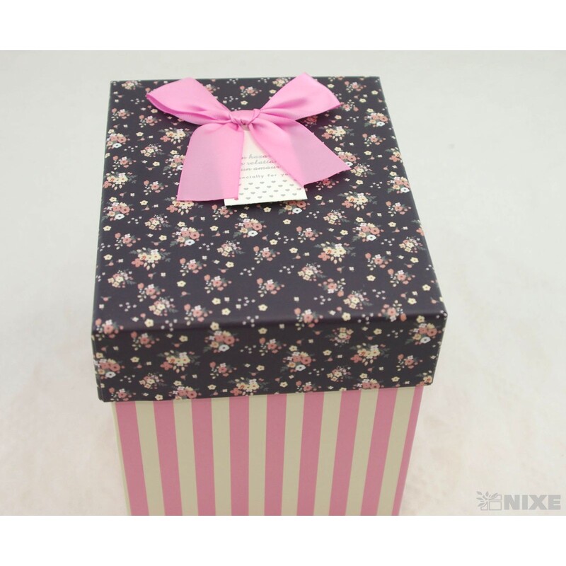 KRABICE 3ks 16x15x13cm 14x12x11 12x10x8*MIX BAREV