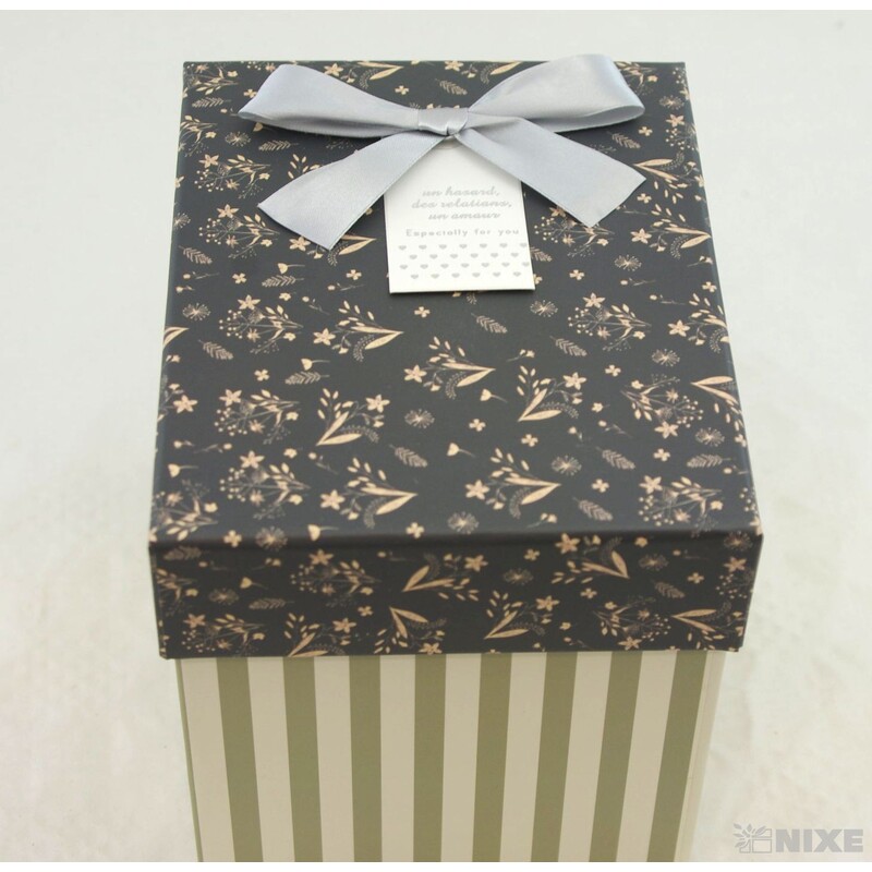 KRABICE 3ks 16x15x13cm 14x12x11 12x10x8*MIX BAREV