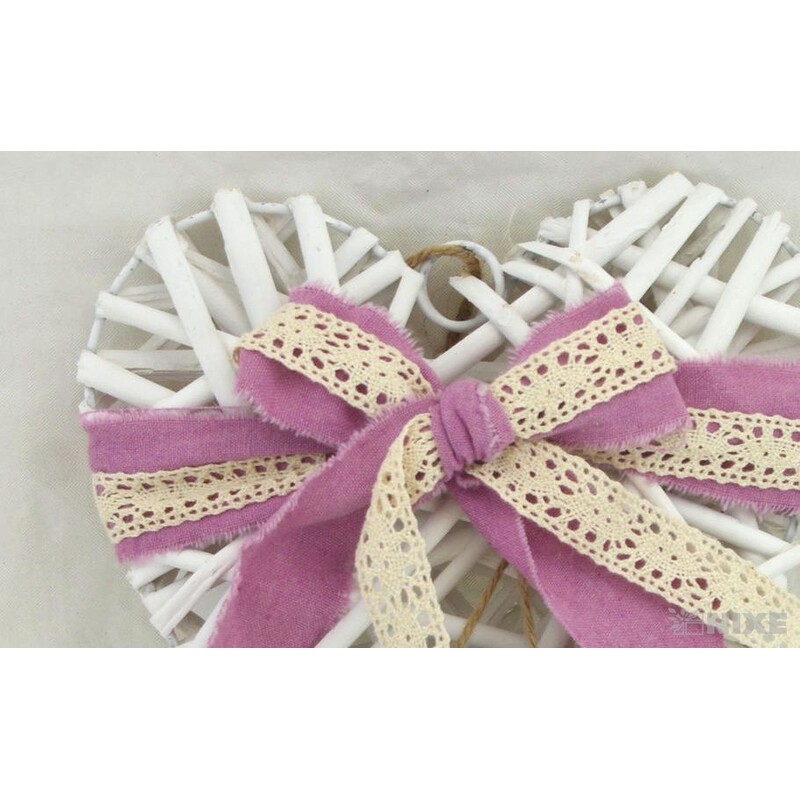 ZÁVĚS SRDCE ZDOBENÉ 30cm*