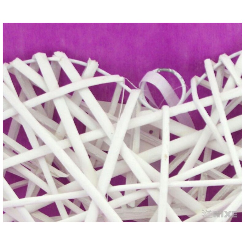 SRDCE ZÁVĚS 35cm*BÍLÁ