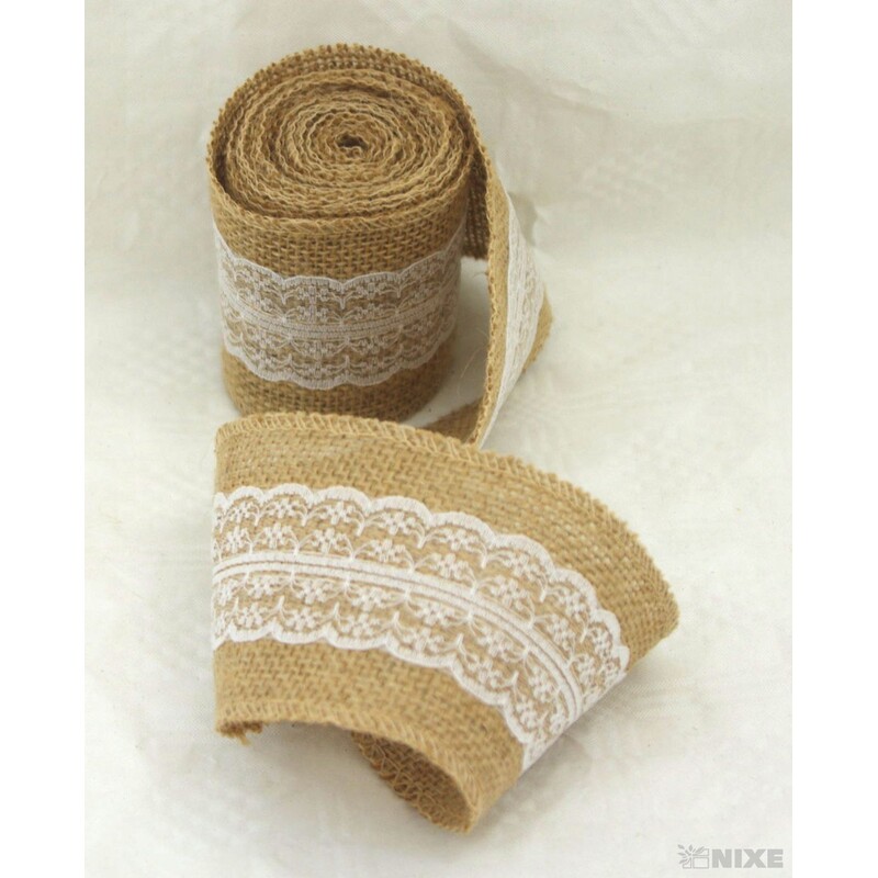 STUHA JUTA KRAJKA 50mmx5m*PŘÍRODNÍ
