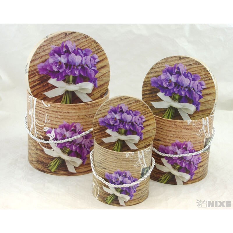 KVĚTINOVÝ BOX MIX 3ks pr. 12x11cm 15x14cm 17x16cm*