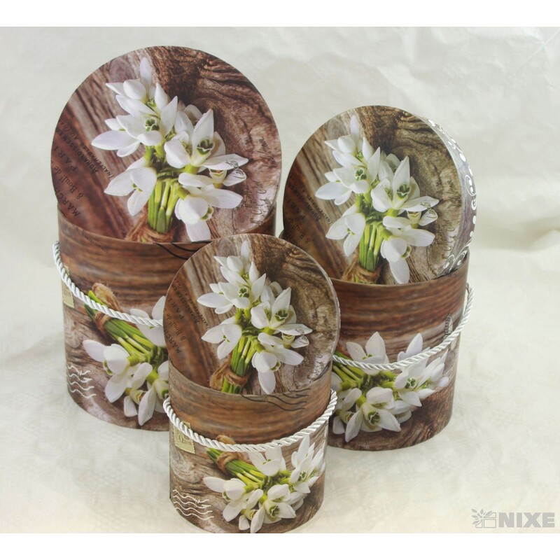 KVĚTINOVÝ BOX MIX 3ks pr. 12x11cm 15x14cm 17x16cm*